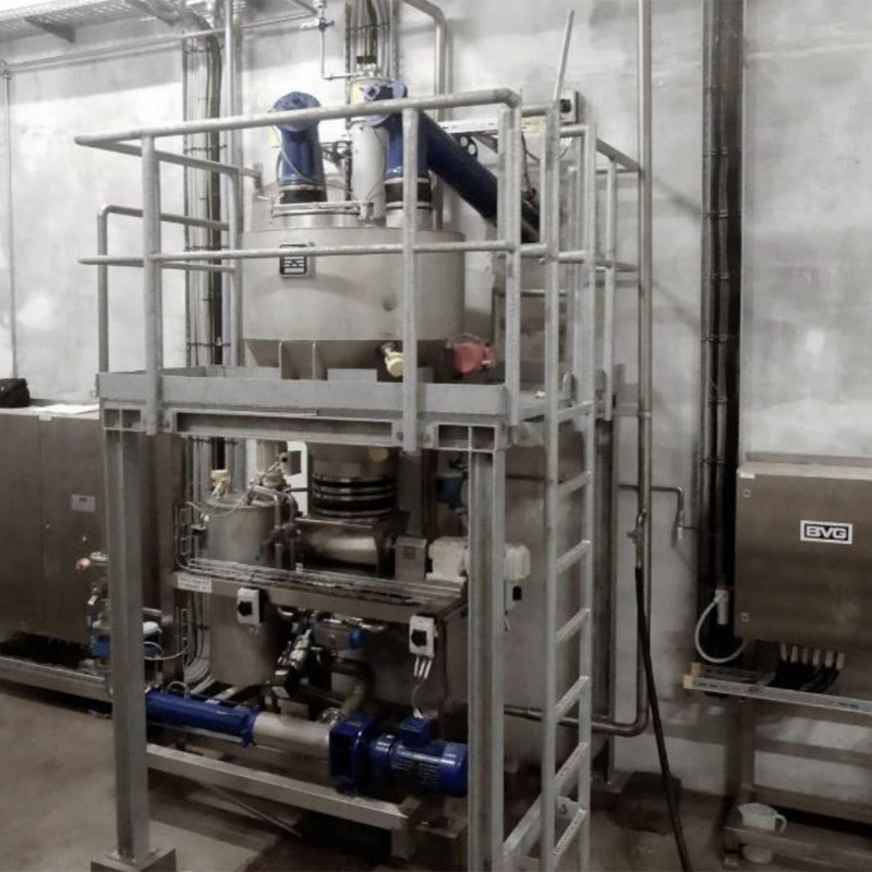 BVG Slurry-Station with feed from two silos